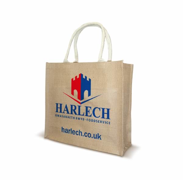 Printed jute bags | Harlech