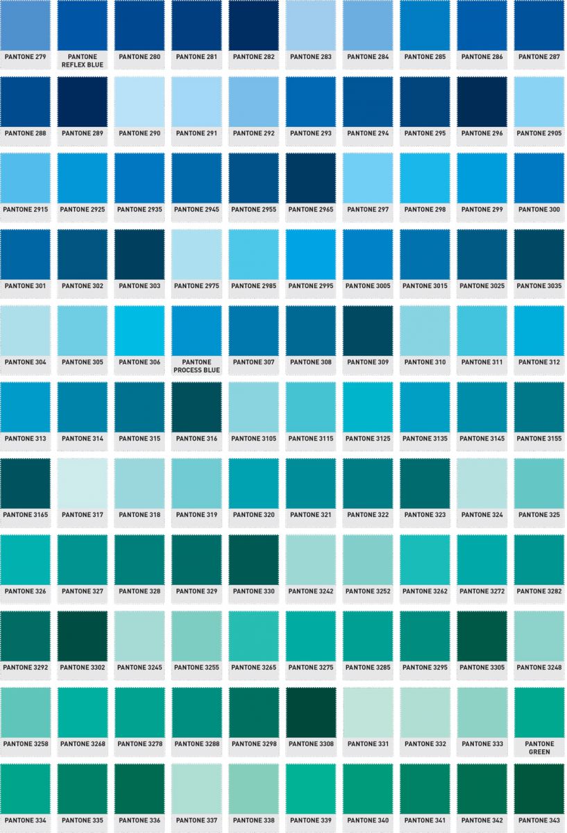 Pantone Colour Chart 4