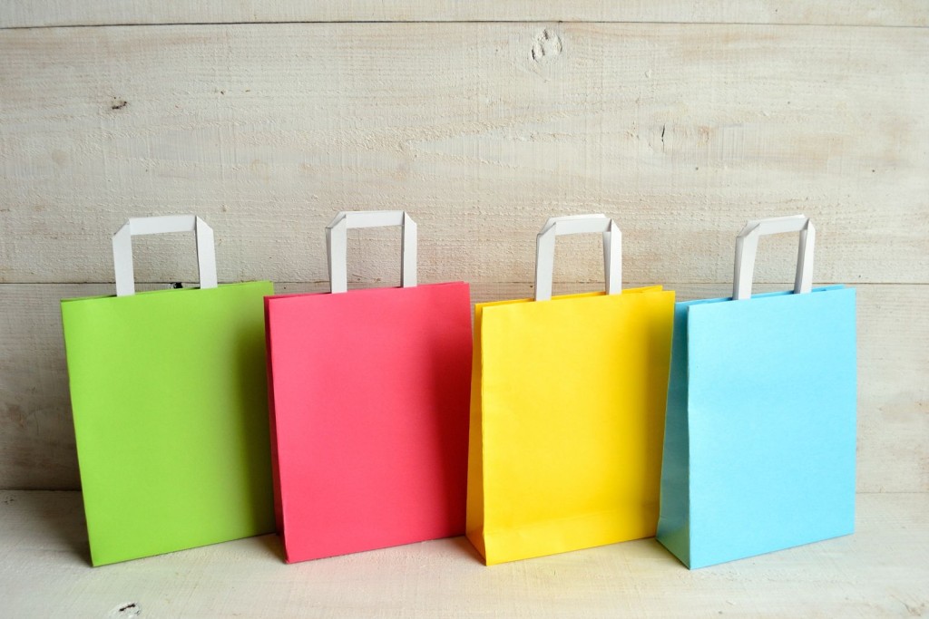 printed carrier paper bags