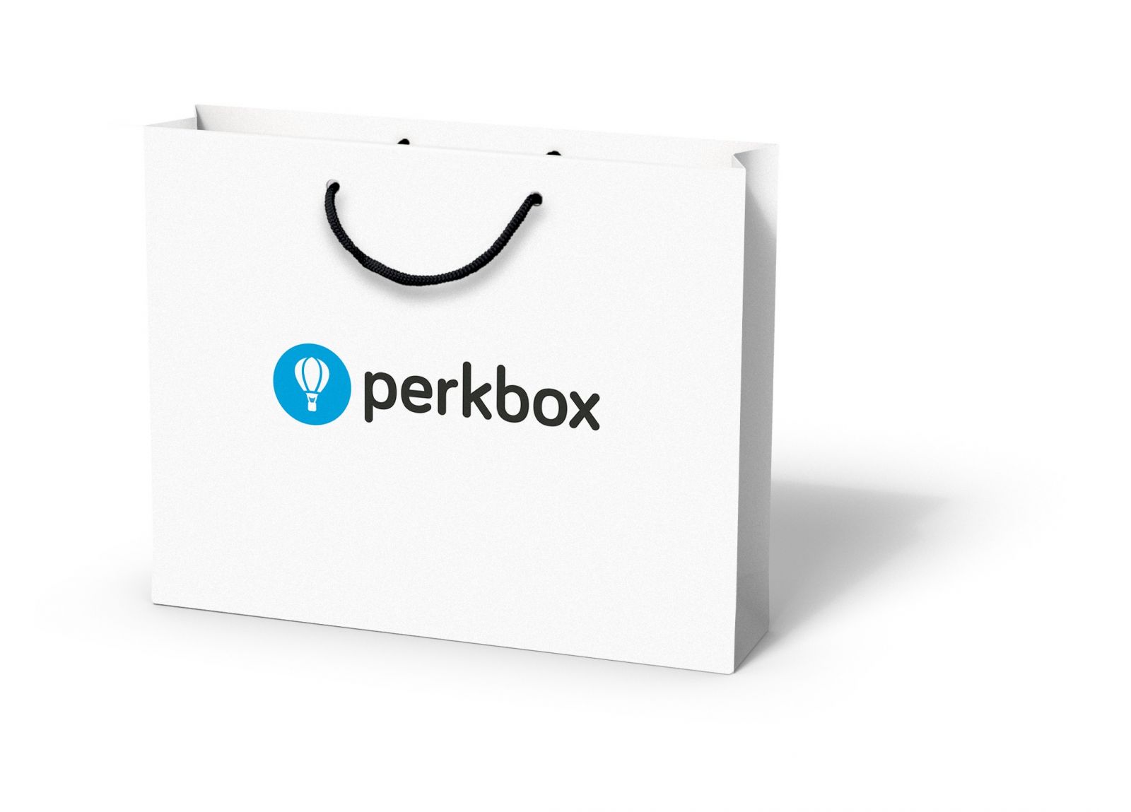 printed white paper bags