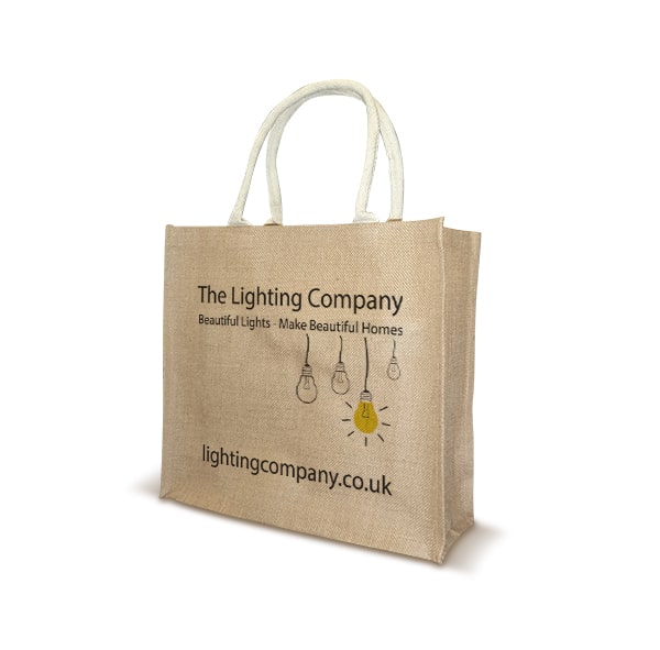 Lighting Company Printed Jute Bag