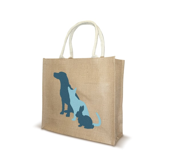 Park Veterinary Printed Jute Bag