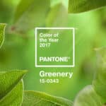 pantone greenery