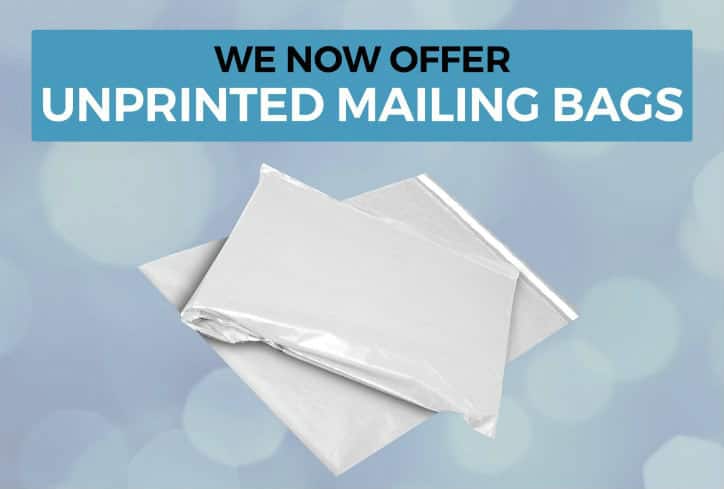 unprinted mailing bags