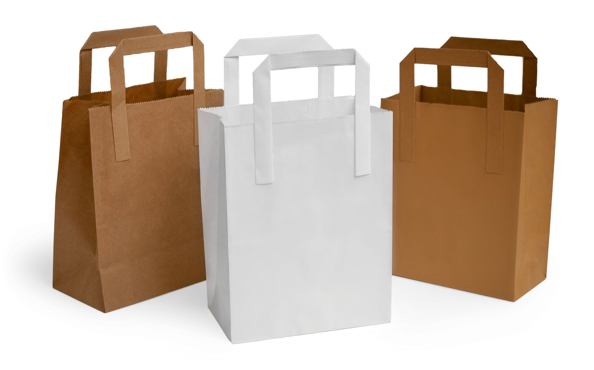 Three Printed Unlaminated Bags