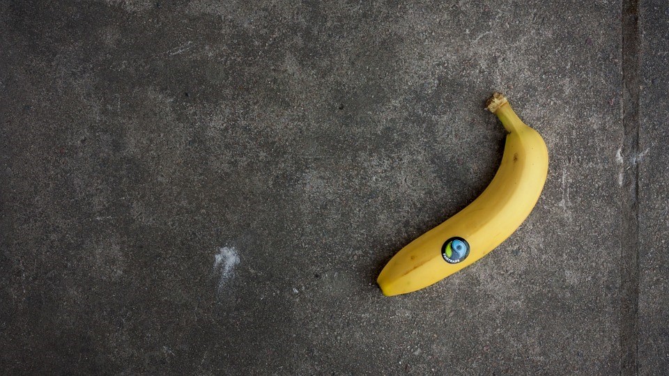 Fair Trade Logo On Banana