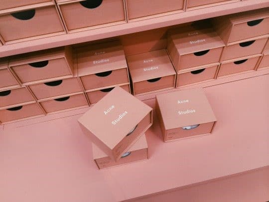 Pink Acne Studios Packaging