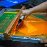 stock image laminating process