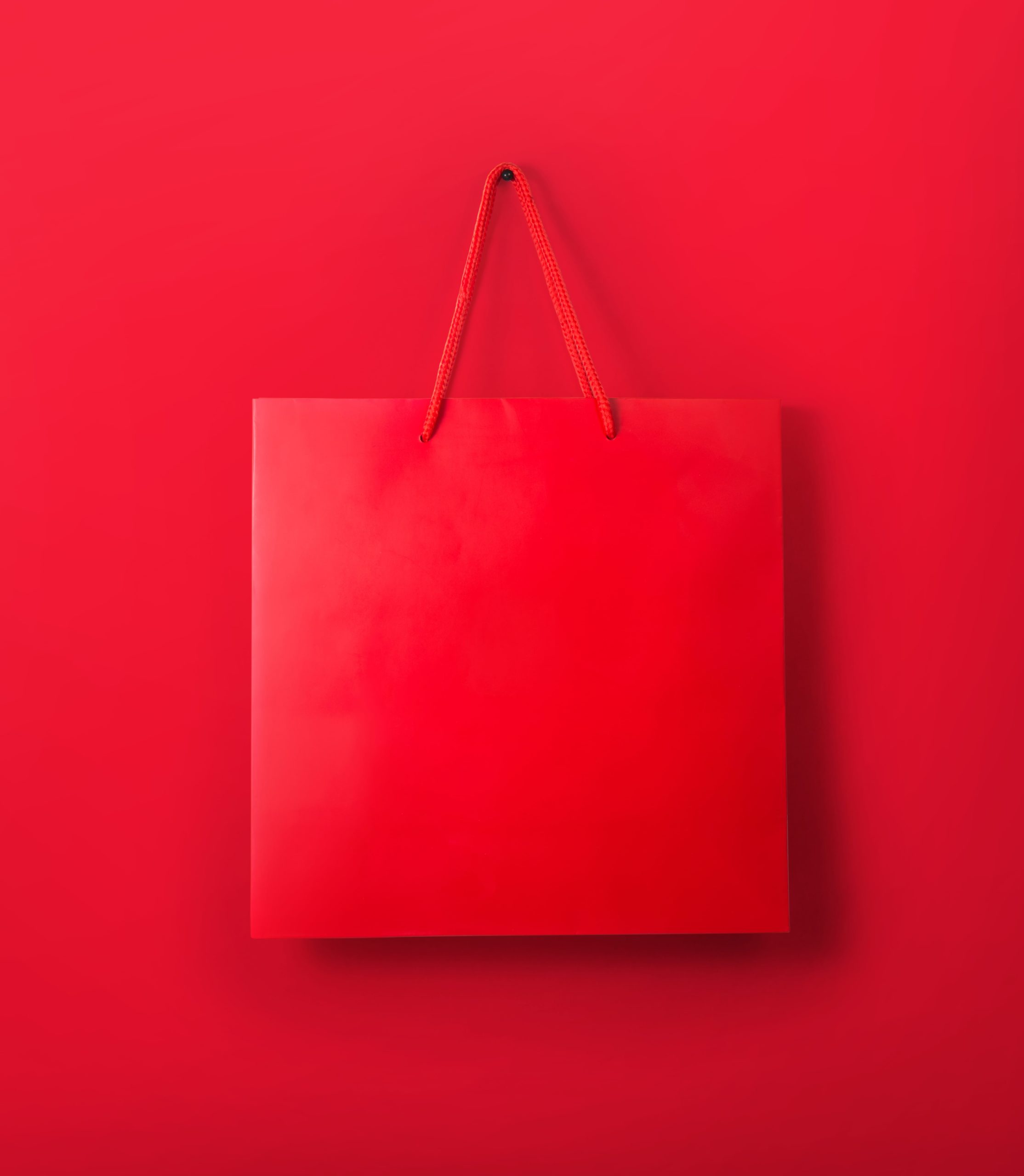 Red paper bag