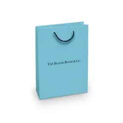 Bloom room blue paper bag