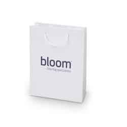 Bloom white paper bag