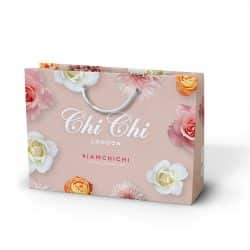 Chi Chi laminated flower paper bag