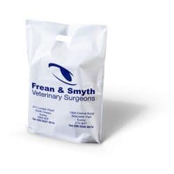 Frean and smyth white patch handle bag