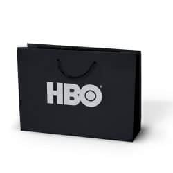 HBO black paper bag