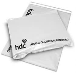 HDC white mail bag