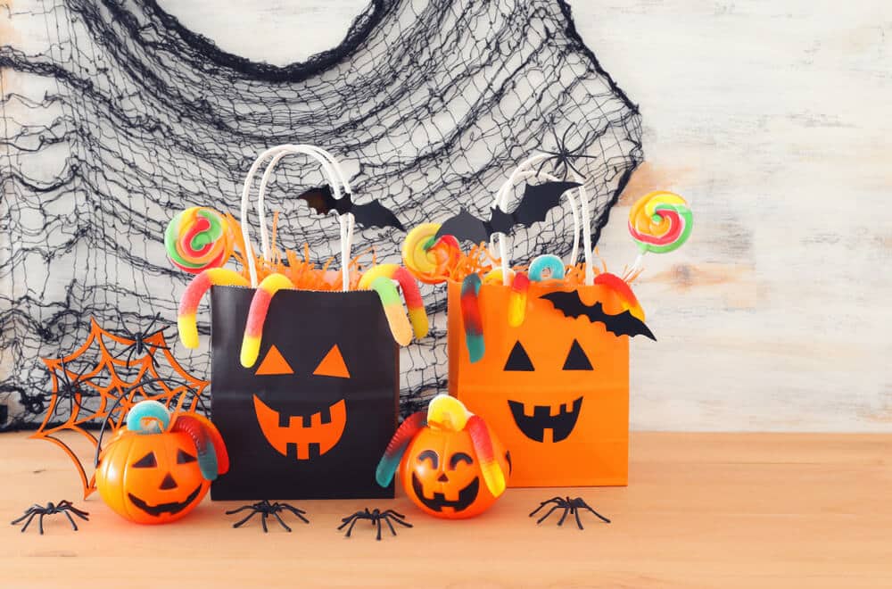 Printed Paper Bags for Halloween
