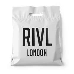 RIVL london white patch handle bag