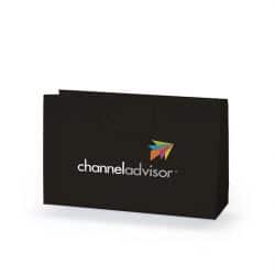 Channel advisor black laminated paper bag