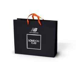 New balance black paper bag