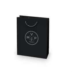 Montevino black paper bag