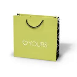 Yours clothing green paper bag