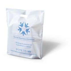 Harlow business exhibition white punched handle bag