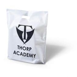 Thorp academy punched handle bag