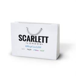 Scarlett LDN laminated paper bag
