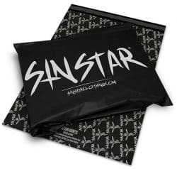 Sinstar black and white mail bag