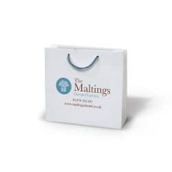 The Maltings dental practise white bag