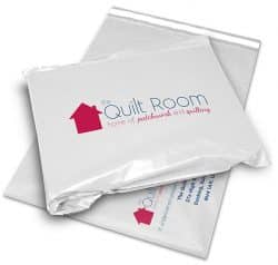 The quilt room white mail bag