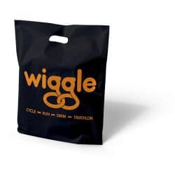 Wiggle black patch handle bag