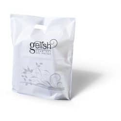 Gelish white punched handle bag