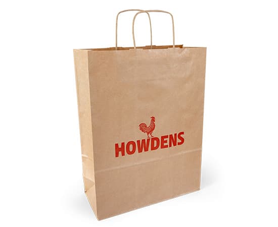 Howdens Twisted Handle Paper Bag
