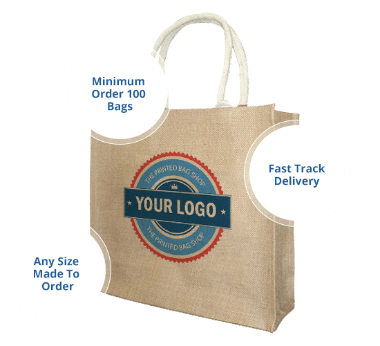 Printed Jute Bags Design Layout