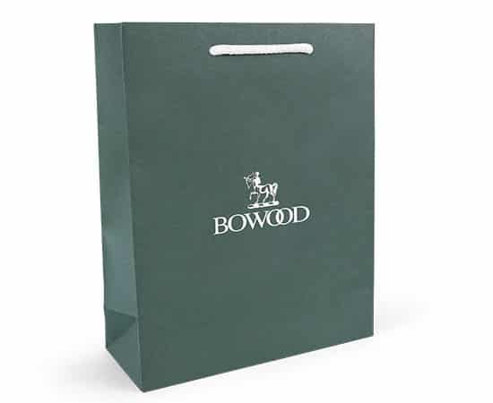 Unlaminated Printed Paper Bag with Rope Handle