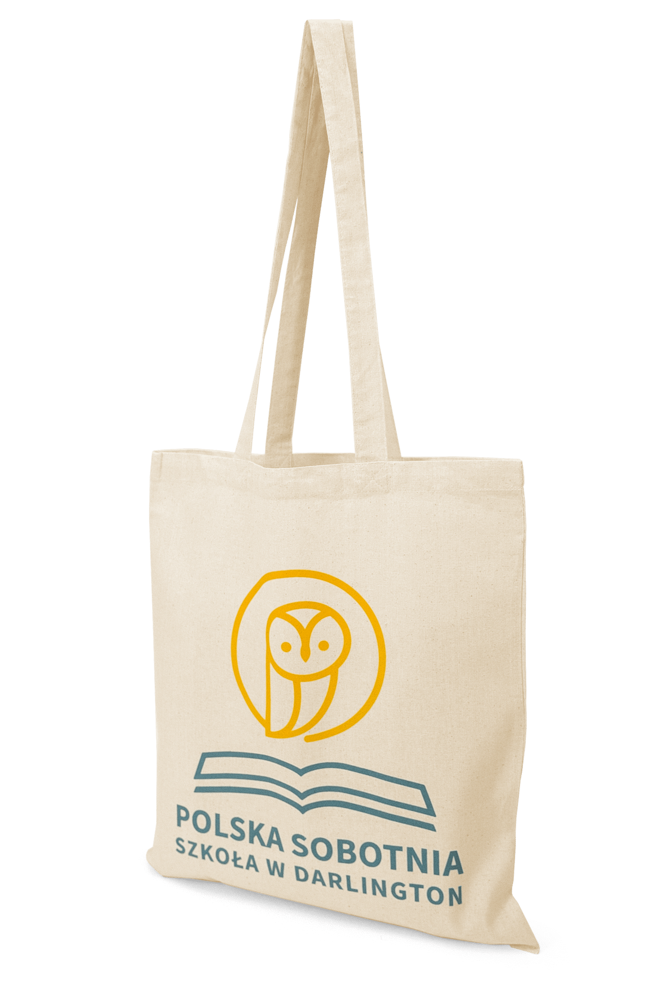 Jute bag with owl printing