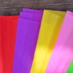 colourful tissue paper
