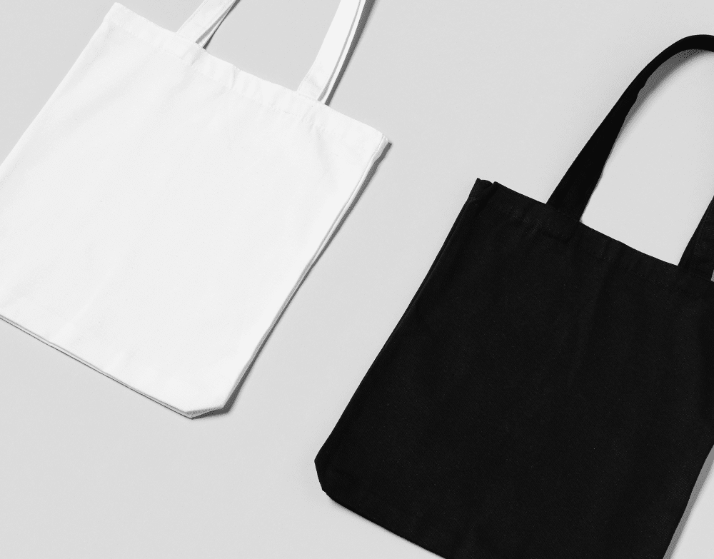 Black and White Canva Bags