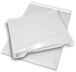 Plain plastic packaging bag