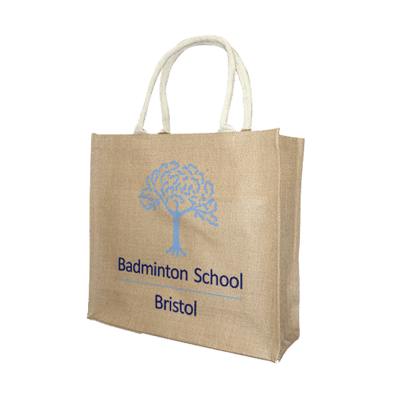 badminton school printed bag